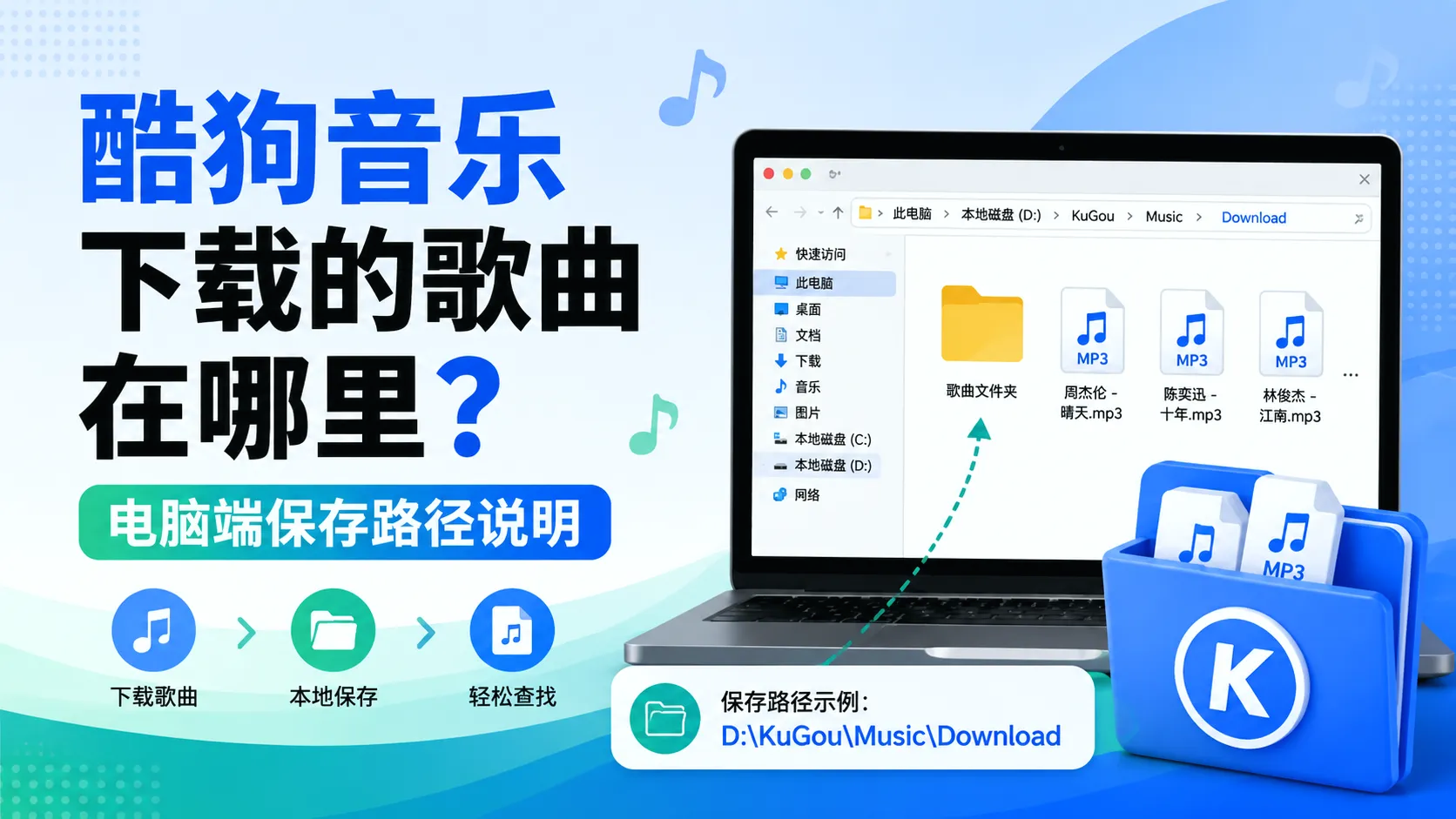 酷狗音乐下载的歌曲在哪里
