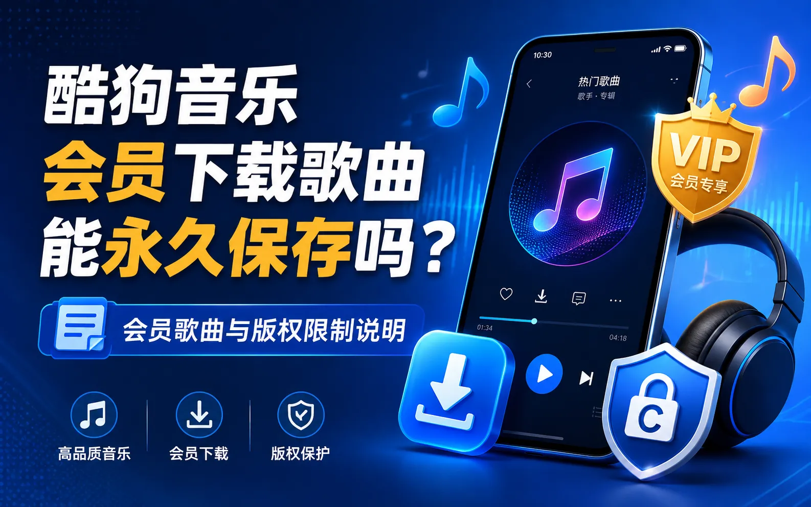酷狗音乐会员下载歌曲能永久保存吗?会员歌曲与版权限制说明 1 酷狗音乐会员下载歌曲能永久保存吗?会员歌曲与版权限制说明